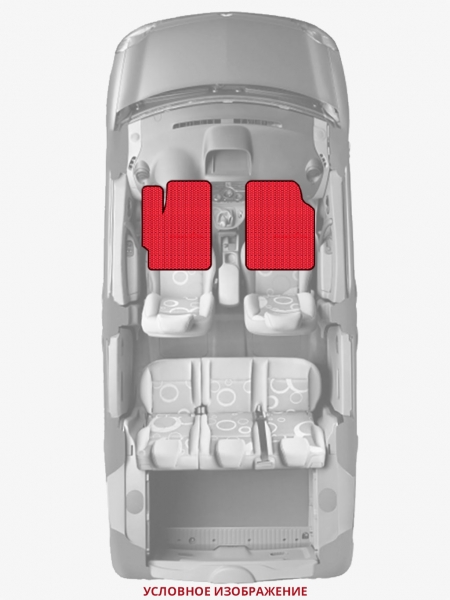 ЭВА коврики «Queen Lux» передние для Mercedes S-class