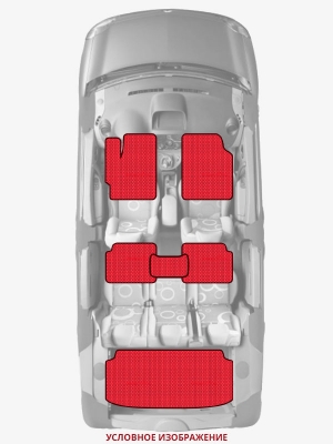 ЭВА коврики «Queen Lux» комплект для Chevrolet Volt (2G)