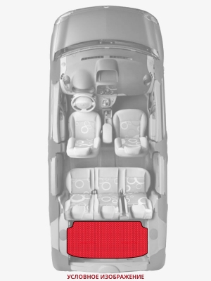 ЭВА коврики «Queen Lux» багажник для Isuzu Trooper (1G)